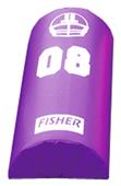 Fisher HR428 Half Round Football Agility Dummies Fisher HR428 Half Round Football Agility Dummies