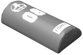 Fisher HR488 Half Round Football Agility Dummies Fisher HR488 Half Round Football Agility Dummies