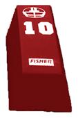 Fisher SO4810 Stepover Football Agility Dummies