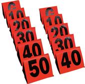 Fisher Foldable Football Side Line Markers Fisher Foldable Football Side Line Markers