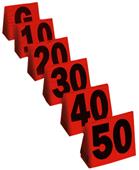 Fisher Triangular Football Side Line Markers Fisher Triangular Football Side Line Markers