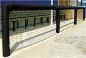 Fisher Baseball 48" Grommeted Rail Padding Fisher Baseball 48" Grommeted Rail Padding