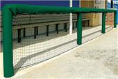 Fisher Baseball 48" Grommeted Rail Padding Fisher Baseball 48" Grommeted Rail Padding