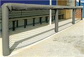 Fisher Baseball 48" Grommeted Rail Padding Fisher Baseball 48" Grommeted Rail Padding