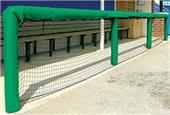 Fisher Baseball 48" Grommeted Rail Padding Fisher Baseball 48" Grommeted Rail Padding