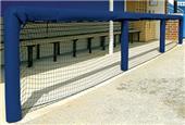 Fisher Baseball 48" Grommeted Rail Padding Fisher Baseball 48" Grommeted Rail Padding