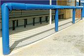 Fisher Baseball 48" Grommeted Rail Padding Fisher Baseball 48" Grommeted Rail Padding