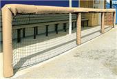 Fisher Baseball 48" Grommeted Rail Padding Fisher Baseball 48" Grommeted Rail Padding
