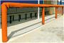 Fisher Baseball 72" Grommeted Rail Padding