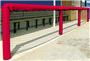 Fisher Baseball 72" Grommeted Rail Padding
