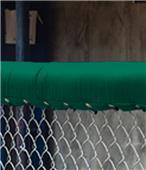 Fisher Baseball 10' Chain Link Fence Top Padding Fisher Baseball 10' Chain Link Fence Top Padding