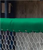 Fisher Baseball 10' Chain Link Fence Top Padding Fisher Baseball 10' Chain Link Fence Top Padding