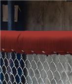 Fisher Baseball 10' Chain Link Fence Top Padding Fisher Baseball 10' Chain Link Fence Top Padding