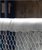 Fisher Baseball 10' Chain Link Fence Top Padding Fisher Baseball 10' Chain Link Fence Top Padding