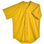 Soffe Youth Full Button Front Mesh Baseball Jersey