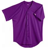 Soffe Youth Full Button Front Mesh Baseball Jersey