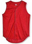 Soffe Youth Full Button Front Mesh Baseball Jersey