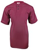 Soffe Youth Mesh Henley Baseball Jersey-Closeout Soffe Youth Mesh Henley Baseball Jersey-Closeout