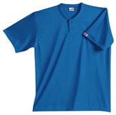Soffe Youth Mesh Henley Baseball Jersey-Closeout