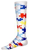 Red Lion Promote Autism Awareness Puzzle Socks Red Lion Promote Autism Awareness Puzzle Socks