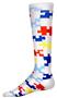 Red Lion Promote Autism Awareness Puzzle Socks