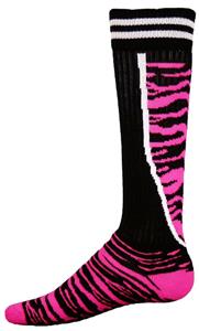 BLACK/FLUORESCENT PINK