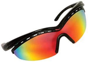 BLACK FRAME / RAINBOW METALLIC LENS