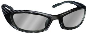 CARBON FIBER - BLACK FRAME/MIRROR LENS