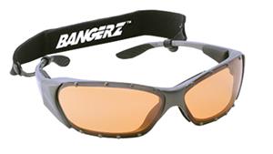 SILVER METALLIC FRAME / ORANGE LENS