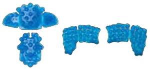 BLUE (3 CUSHIONS)
