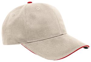 KHAKI/RED