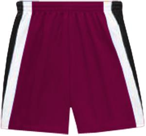 MAROON/WHITE/BLACK