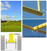 Max-1 College or HS FBGoal Upright w/Level Plate