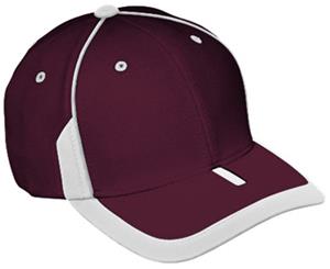 MAROON/WHITE