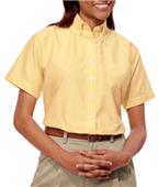 Blue Generation Ladies SS Classic Oxford Shirts Blue Generation Ladies SS Classic Oxford Shirts