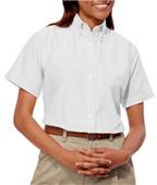 Blue Generation Ladies SS Classic Oxford Shirts Blue Generation Ladies SS Classic Oxford Shirts