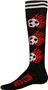 Red Lion Flaming Soccer Balls Athletic Socks