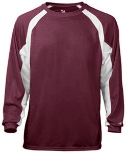 MAROON/WHITE