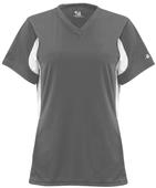 Badger Girls Rally V-Neck Softball Jersey-Closeout Badger Girls Rally V-Neck Softball Jersey-Closeout