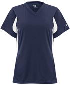 Badger Girls Rally V-Neck Softball Jersey-Closeout Badger Girls Rally V-Neck Softball Jersey-Closeout