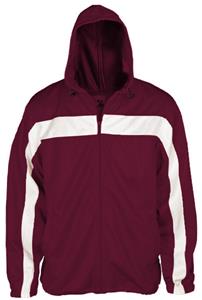 MAROON/WHITE