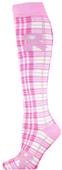Red Lion Cancer Plaid Pink Ribbon Socks Red Lion Cancer Plaid Pink Ribbon Socks