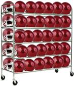 Champion Sports Football Helmet Cart - Holds 60 Champion Sports Football Helmet Cart - Holds 60