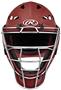 Rubber Matte Hockey Style Baseball Catchers Helmet