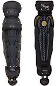 Full Shin Rubber Matte XRD Baseball Leg Guards