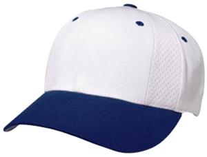 (COMBO) WHITE CROWN/NAVY VISOR