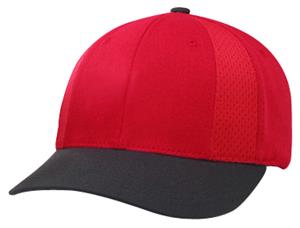 (COMBO) RED CROWN/BLACK VISOR