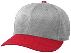 (COMBO) GREY CROWN/RED VISOR