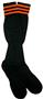 NISOA Italian Referee Orange Striped Socks