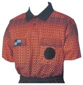 NISOA College Referee Orange Grid SS Shirts NISOA College Referee Orange Grid SS Shirts